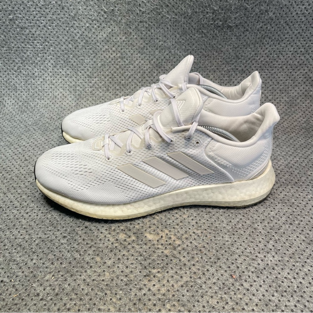 Adidas Pureboost 21 White Running Shoes Size 11.5 Men’s